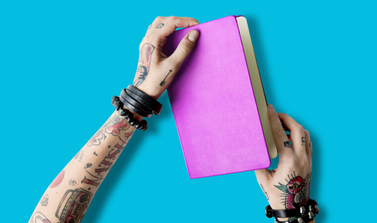 Tattoo Notebook Document Idea Write Organizer Concept