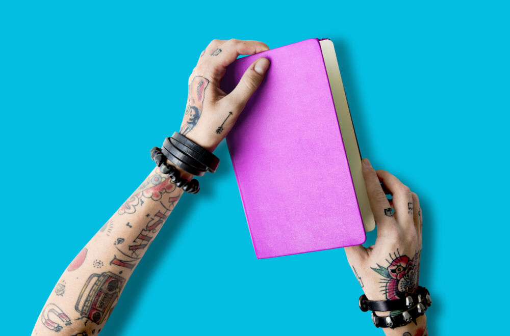 Tattoo Notebook Document Idea Write Organizer Concept